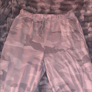 White Camo Sweatpants